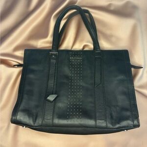 Cole Haan Black Tote with Gold Accents